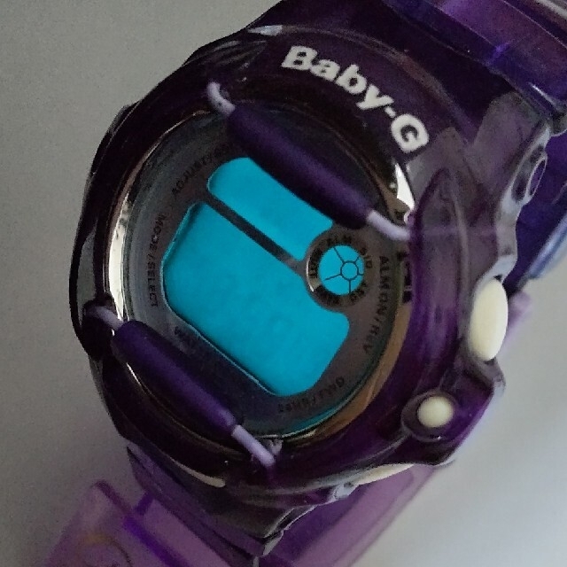 Baby-G(ベビージー)のBaby-G BG-169R カスタム染色バイオレット💜 レディースのファッション小物(腕時計)の商品写真