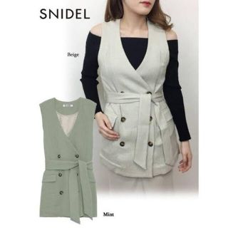 スナイデル(SNIDEL) ベルト ベスト/ジレ(レディース)の通販 43点
