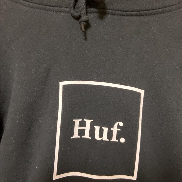 最終値下げ　HUF ハフ パーカー box logo 黒 Lサイズ 1