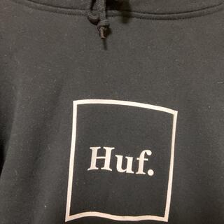 最終値下げ　HUF ハフ パーカー box logo 黒 Lサイズ