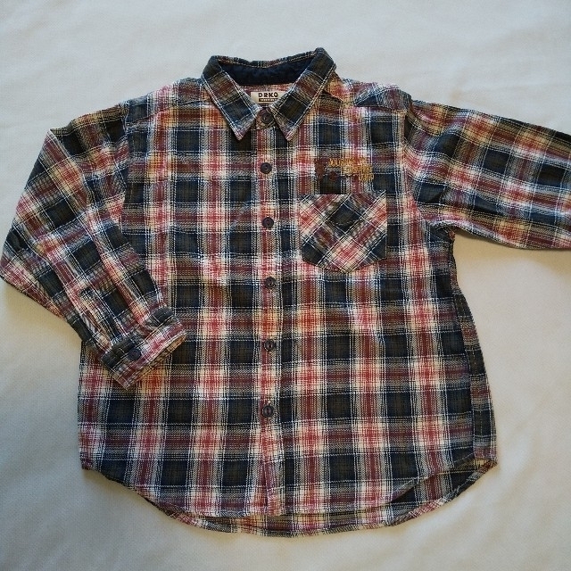 チェックシャツ 120cm キッズ/ベビー/マタニティのキッズ服男の子用(90cm~)(ブラウス)の商品写真