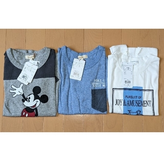 ハッシュアッシュ(HusHush)の値下 Tシャツ3枚セット(Disney、他)(Tシャツ/カットソー)