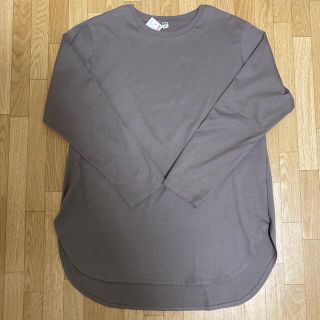 ユニクロ(UNIQLO)のUNIQLO ユニクロ コットンシャツロングテールT XL(カットソー(長袖/七分))