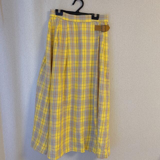 Dot&Stripes CHILDWOMAN(ドットアンドストライプスチャイルドウーマン)のチャイルドウーマン　巻きスカート　リネン レディースのスカート(ロングスカート)の商品写真