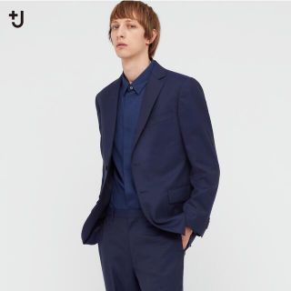 ユニクロ(UNIQLO)の最終値下げ！！【新品未使用】ウールテーラードジャケット(ストライプ)M(テーラードジャケット)