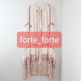 【新品】  ITALY   forte_ forte ロングカーディガン(ベスト/ジレ)