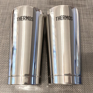サーモス(THERMOS)のサーモス 真空断熱タンブラー2個セット シルバー 400ml JMO-GP2(タンブラー)