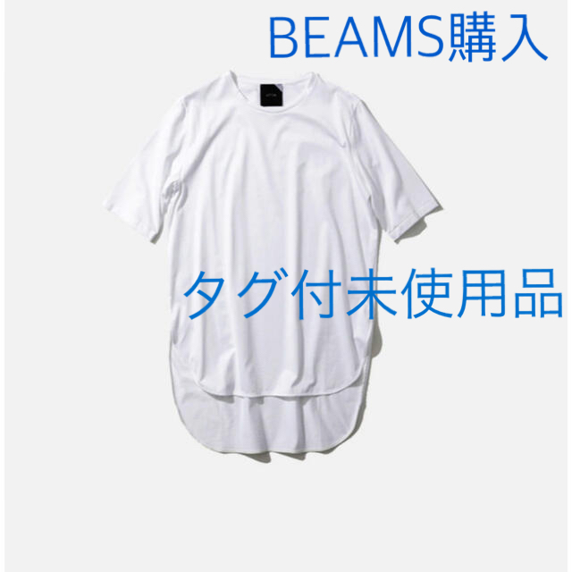 【新品未使用】ATONエイトン　ラウンドヘムTシャツ　ホワイト