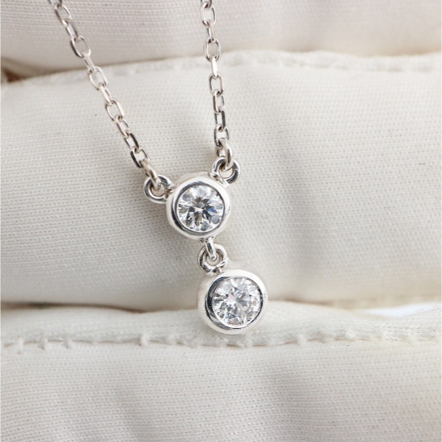 MIKIMOTO> K18WG ダイヤ ネックレス D0.22 | vrealitybolivia.com