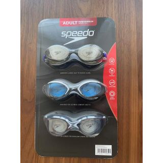 新品 ゴーグル speedo  大人用  3点(マリン/スイミング)