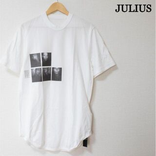 JULIUS - ほぼ未使用 ユリウス ラウンド クルーネック 半袖 Tシャツ 