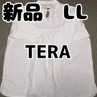 シマムラ(しまむら)の新品 未使用 しまむら TERAビブTU 中白 LL(チュニック)