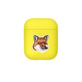 メゾンキツネ(MAISON KITSUNE')のメゾンキツネ AirPods ケース (イエロー)(モバイルケース/カバー)