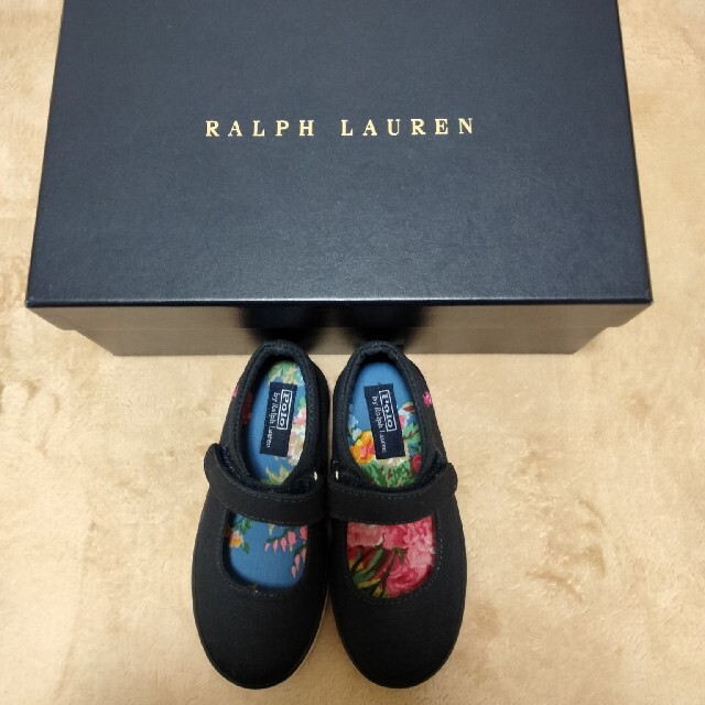 Ralph Lauren(ラルフローレン)のRalph Lauren ラルフローレン 靴 ネイビー キッズ/ベビー/マタニティのキッズ靴/シューズ(15cm~)(スニーカー)の商品写真