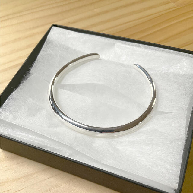 OX004 / Silver Curve Bangle OXジュエリー | myglobaltax.com