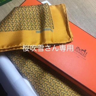 Hermes - エルメスネクタイ、ポケットチーフセット(未使用)の通販 by