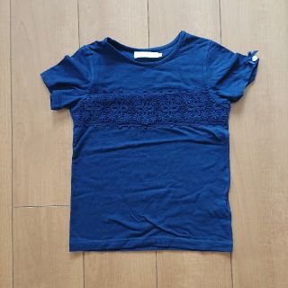 タルティーヌ エ ショコラ(Tartine et Chocolat)のタルティーヌエショコラ 130 半袖 紺(Tシャツ/カットソー)