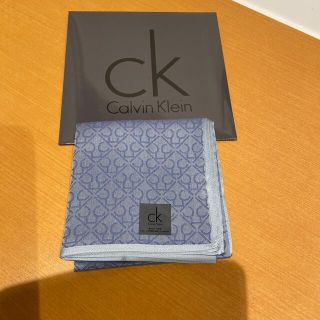 シーケーカルバンクライン(ck Calvin Klein)のCKカルバンクラインハンカチブルー(ハンカチ/ポケットチーフ)