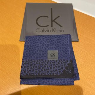 シーケーカルバンクライン(ck Calvin Klein)のCKカルバンクラインハンカチネイビー(ハンカチ/ポケットチーフ)