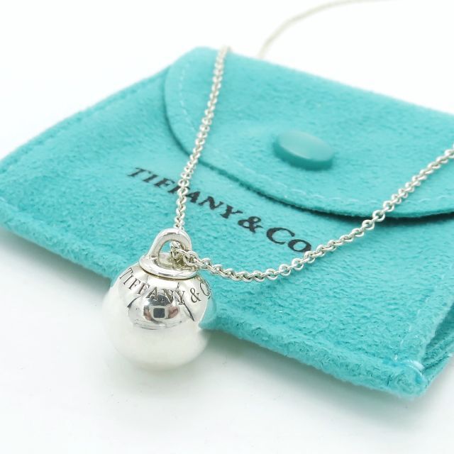 Tiffany & Co.(ティファニー)の希少 美品 ティファニー ハードウェア ボール ペンダント ネックレス DH46 レディースのアクセサリー(ネックレス)の商品写真