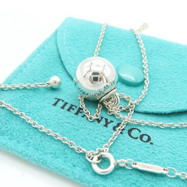 Tiffany & Co.(ティファニー)の希少 美品 ティファニー ハードウェア ボール ペンダント ネックレス DH46 レディースのアクセサリー(ネックレス)の商品写真
