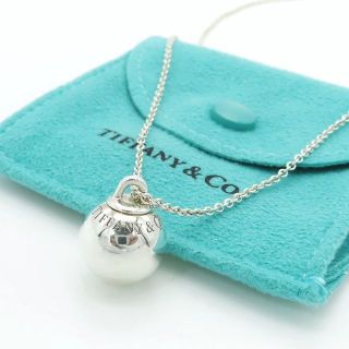 ティファニー(Tiffany & Co.)の希少 美品 ティファニー ハードウェア ボール ペンダント ネックレス DH46(ネックレス)