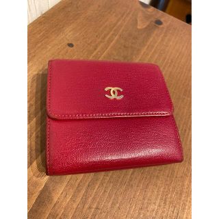 CHANEL - CHANEL ミニ財布 ミニウォレット ヴィンテージ ココマーク 赤