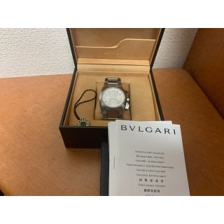 ブルガリ(BVLGARI)のブルガリ　エルゴンデイトクロノグラフ　メンズ（ジャンク品）(腕時計(アナログ))