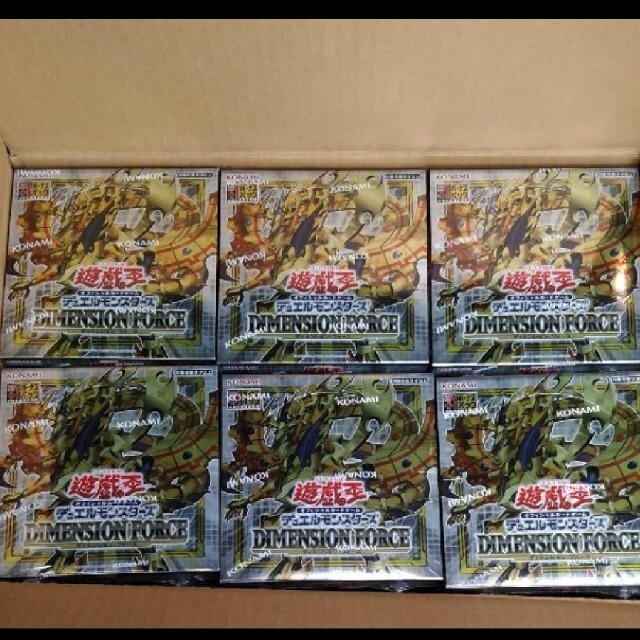 DIMENSION FORCE 6BOX(初回生産限定版) 遊戯王 シュリンク付