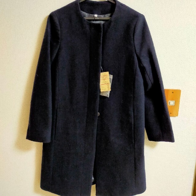 無印良品 S ノーカラーコート ネイビー | フリマアプリ ラクマ