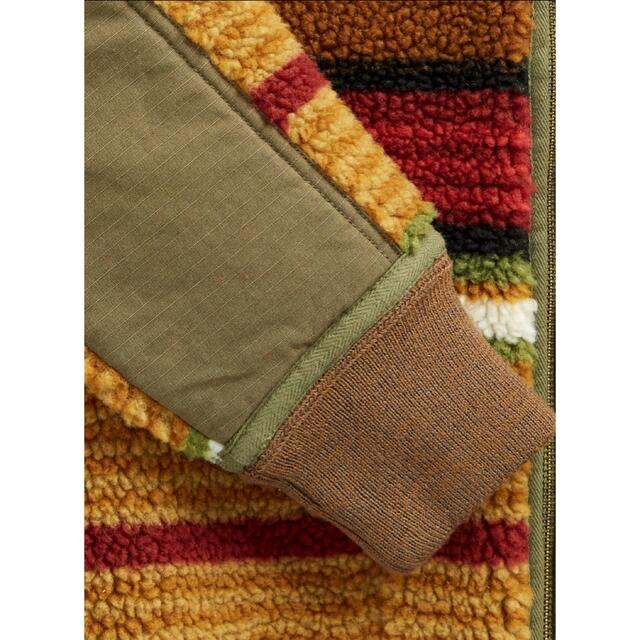 RRL - 新品*RRL*ストライプド フリース ジャケット*M* ダブルアール