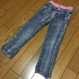 デニムパンツ　ガールズ　110cm(パンツ/スパッツ)