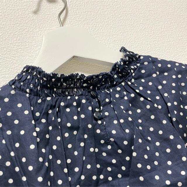 ZARA(ザラ)のドットノースリーブ レディースのトップス(シャツ/ブラウス(半袖/袖なし))の商品写真