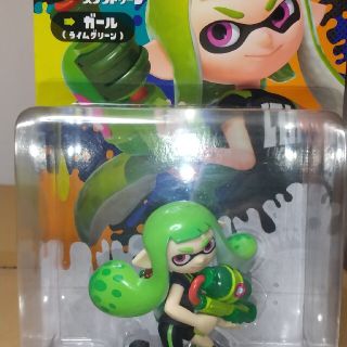 ニンテンドウ(任天堂)のSplatoon amiibo ガール　ライムグリーン(ゲームキャラクター)