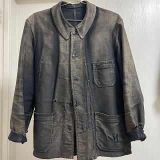 フレンチ ヴィンテージ ブラックモールスキン 40sの通販 by