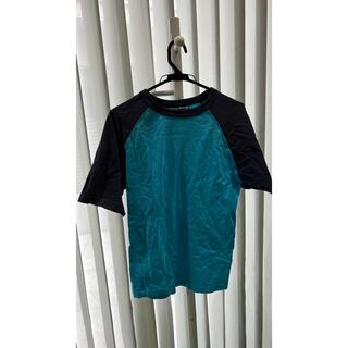 イネド(INED)のINED HOMME Tシャツ ブルー&紺 M(Tシャツ/カットソー(半袖/袖なし))