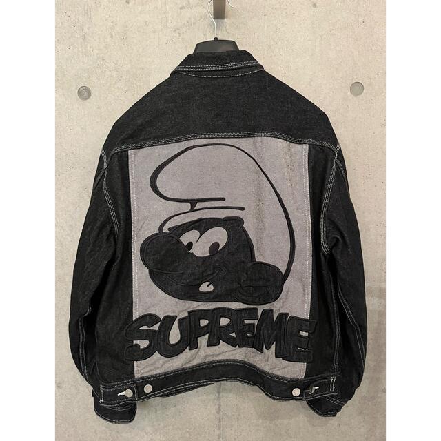 Supreme(シュプリーム)の希少 Smurfs™ Denim Trucker Jacket メンズのジャケット/アウター(Gジャン/デニムジャケット)の商品写真