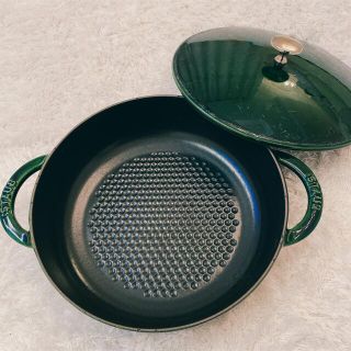 ストウブ(STAUB)のStaub グリーン色鍋(鍋/フライパン)