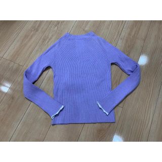 イエナ(IENA)の【専用】IENA購入　MARILYN MOON リブプルオーバー　パープル(カットソー(長袖/七分))