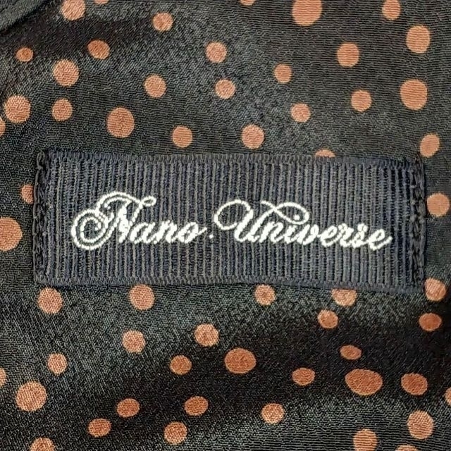 nano・universe(ナノユニバース)の♡nano-universe ナノ・ユニバース ドット柄 ワンピース 美品 レディースのワンピース(ひざ丈ワンピース)の商品写真