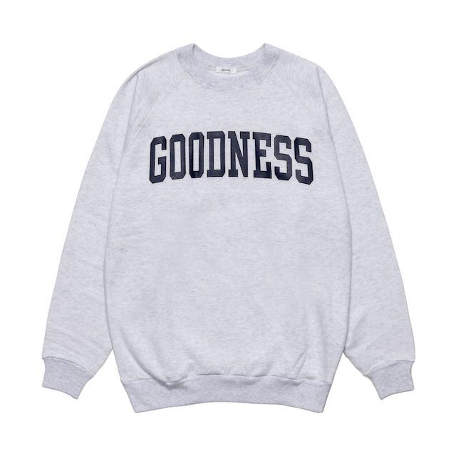 新品 goodness college logo sweat スウェット