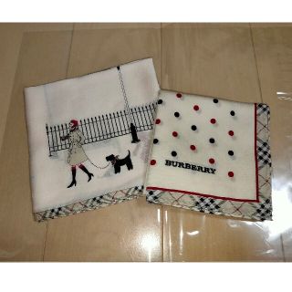 バーバリー(BURBERRY)の【未使用】 BURBERRY  ハンカチ  2枚セット！(ハンカチ)