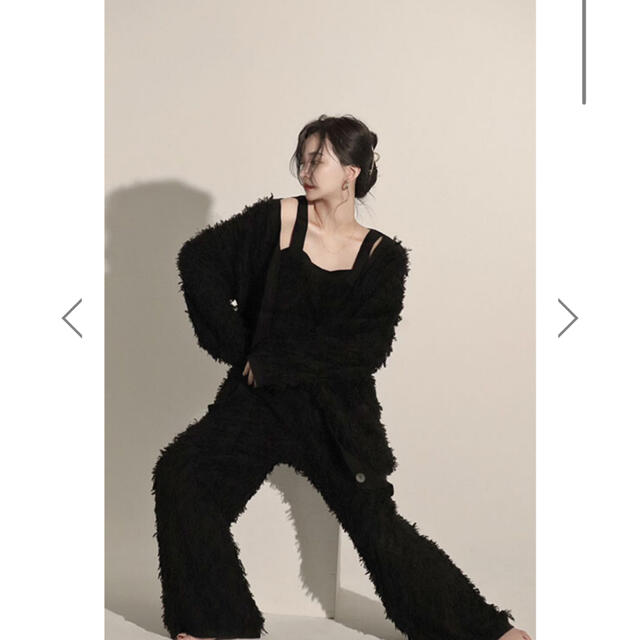 レディース その他mavimoon Fringe Knit Set Up  cardigan