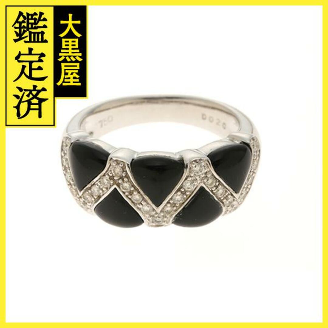 メーカー包装済】 JEWELRY ホワイトゴールド オニキス ダイヤモンド 10