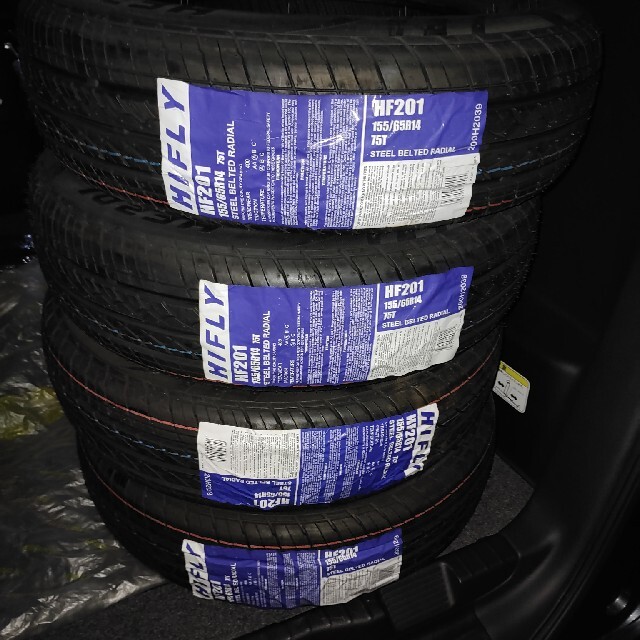 サマータイヤ14インチ HIFLY HF201 155/65R14 75T タイヤ