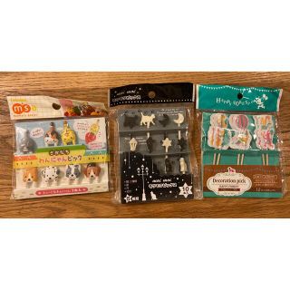 ディズニー(Disney)のお弁当ピック　3点セット(弁当用品)