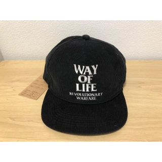 ラッツ(RATS)のcorduroy cap way of life 黒　木村拓哉着用　rats(キャップ)