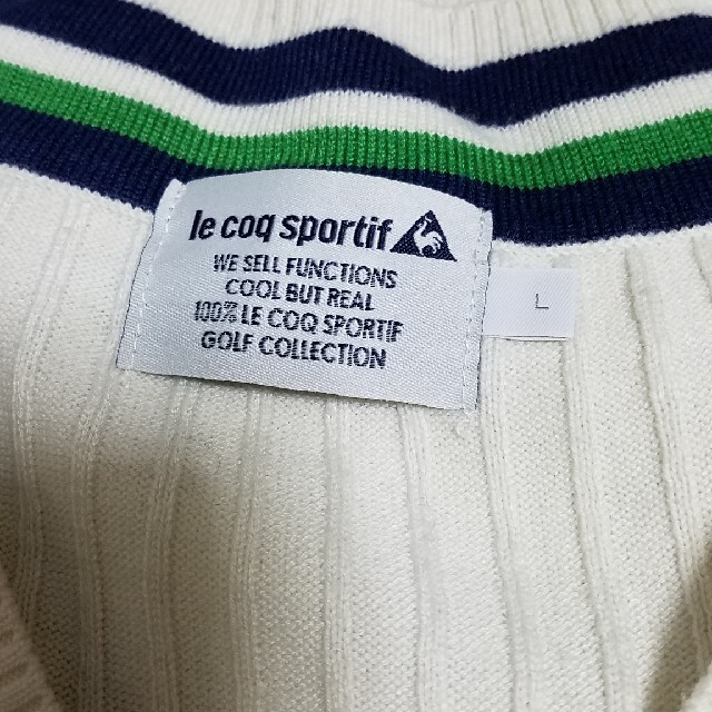 le coq sportif(ルコックスポルティフ)のle coq sportifゴルフレディースセーター スポーツ/アウトドアのゴルフ(ウエア)の商品写真