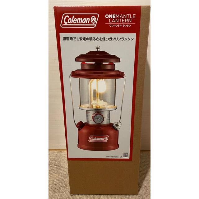 【新品】 Coleman ワンマントル ランタン レッド