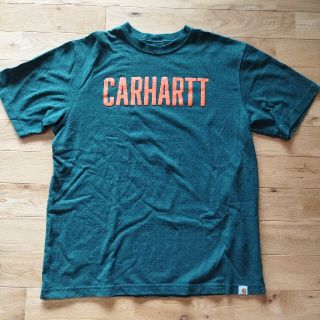 カーハート(carhartt)のCarhartt カーハート　プリントTシャツ　グリーン　Lサイズ(Tシャツ/カットソー(半袖/袖なし))